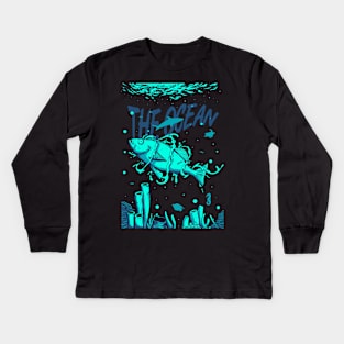 The Ocean Kids Long Sleeve T-Shirt